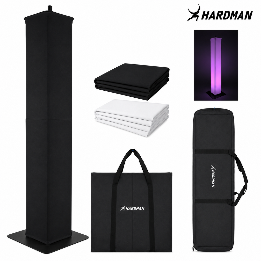 Hardman PTS23B totem, svart, 100 til 175 cm