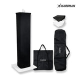 Hardman PTS24W totem, hvit, 135-250 cm