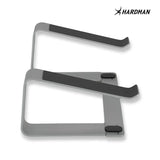 Hardman LSR2 – sammenleggbart laptopstativ i aluminium, sølv