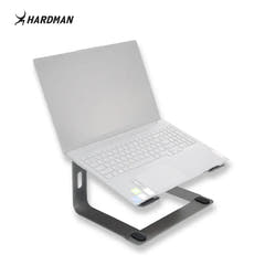 Hardman LSR2 – sammenleggbart laptopstativ i aluminium, sølv