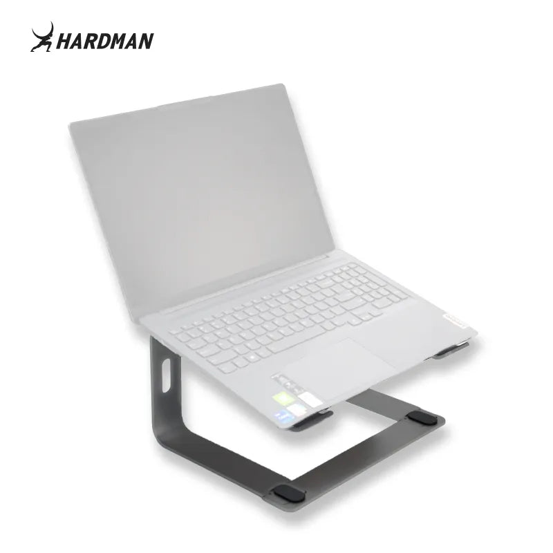Hardman LSR2 – sammenleggbart laptopstativ i aluminium, sølv