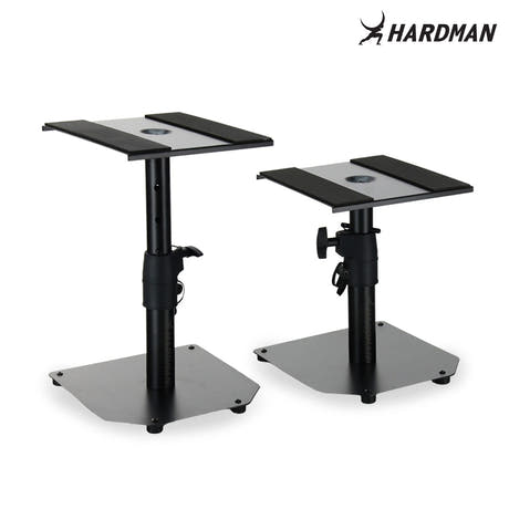 Hardman HLM42 sett med to studiemonitorstativer til bord