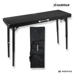 Hardman DTS1 sammenleggbart DJ-bord, 154 x 52 cm, med bag