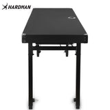 Hardman DTS1 sammenleggbart DJ-bord, 154 x 52 cm, med bag