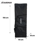 Hardman DTS1 sammenleggbart DJ-bord, 154 x 52 cm, med bag