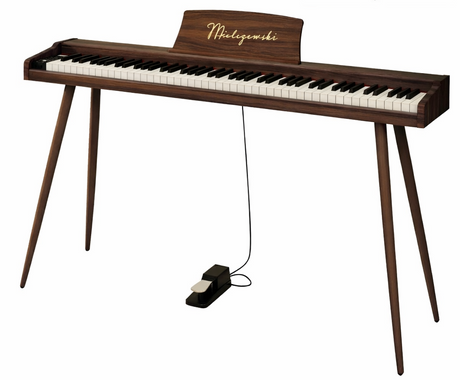 Mielczewski Virelai digitalpiano med metallben, brun