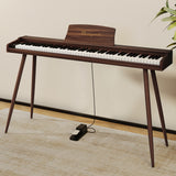 Mielczewski digitalpiano med metallben, brun