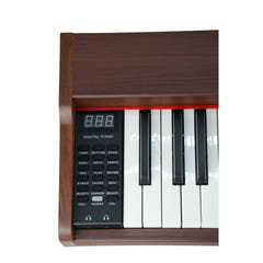 Mielczewski digitalpiano med metallben, brun