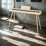 Mielczewski digitalpiano med metallben, beige