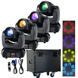 Lucendi BEAM100 moving head, sett med 4 stk. og case