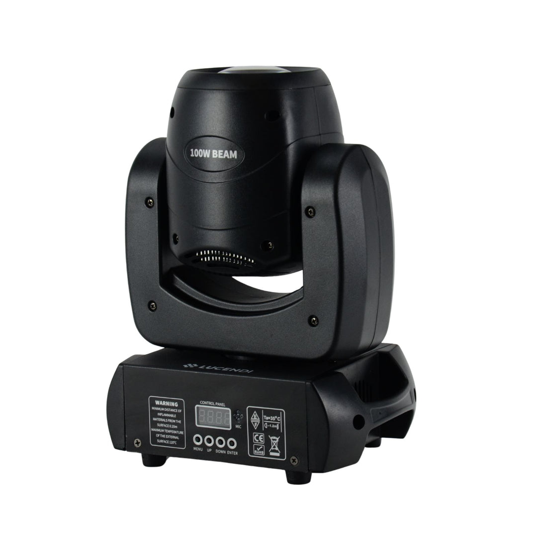 Lucendi BEAM100 moving head, sett med 4 stk. og case