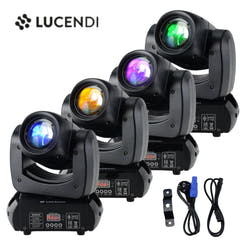 Lucendi BEAM100 moving head, sett med 4 stk. og case