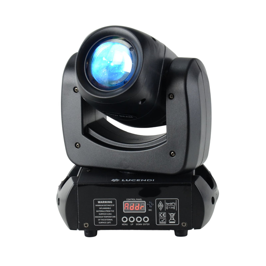 Lucendi BEAM100 moving head, sett med 4 stk. og case