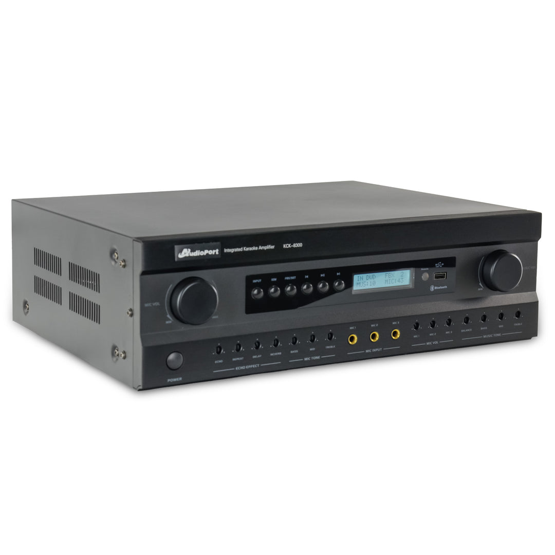 Audioport KC8300-forsterker 2 x 300 W med DSP