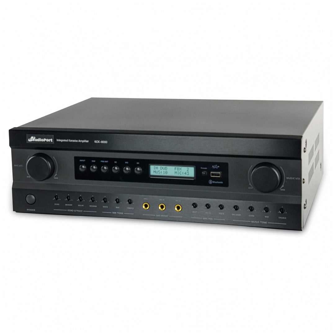 Audioport KC8300-forsterker 2 x 300 W med DSP