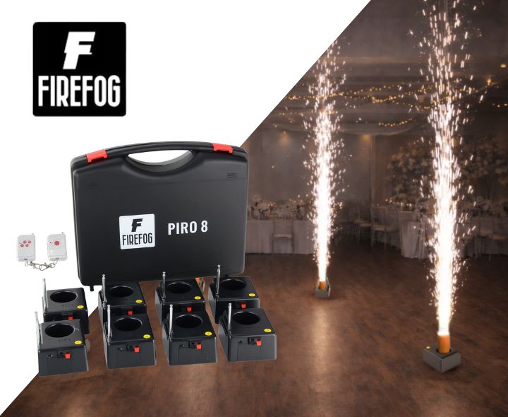 Firefog Piro 8 fjernantenningssett for gnistfontener, 8 kanaler