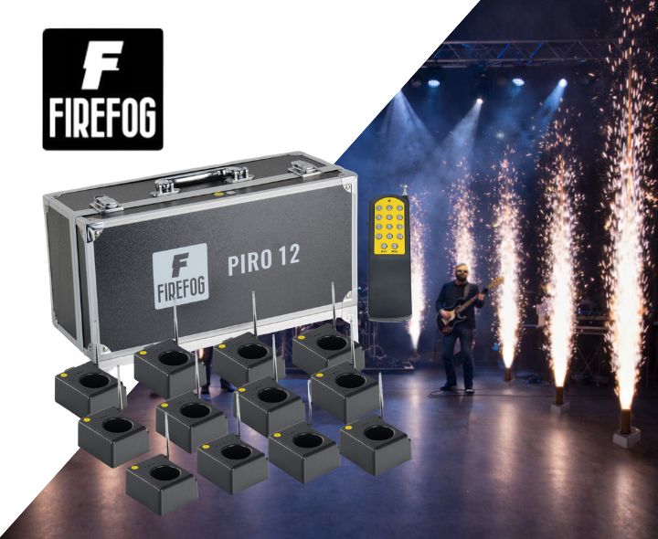 Firefog Piro 12 fjernantenningssett for gnistfontener, 12 kanaler