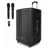 Audioport V15 transportabel aktiv høyttaler 500 W med 2 mikrofoner