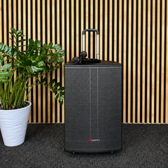 Audioport V15 transportabel aktiv høyttaler 500 W med 2 mikrofoner