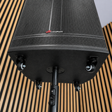 Audioport V15 transportabel aktiv høyttaler 500 W med 2 mikrofoner