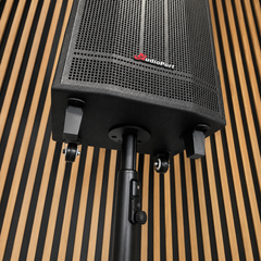 Audioport V12 transportabel aktiv høyttaler 350 W med 2 mikrofoner