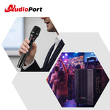 Audioport V12 transportabel aktiv høyttaler 350 W med 2 mikrofoner