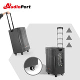 Audioport V12 transportabel aktiv høyttaler 350 W med 2 mikrofoner