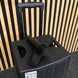 Audioport V8 transportabel aktiv høyttaler 250 W med 2 mikrofoner