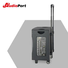 Audioport V8 transportabel aktiv høyttaler 250 W med 2 mikrofoner