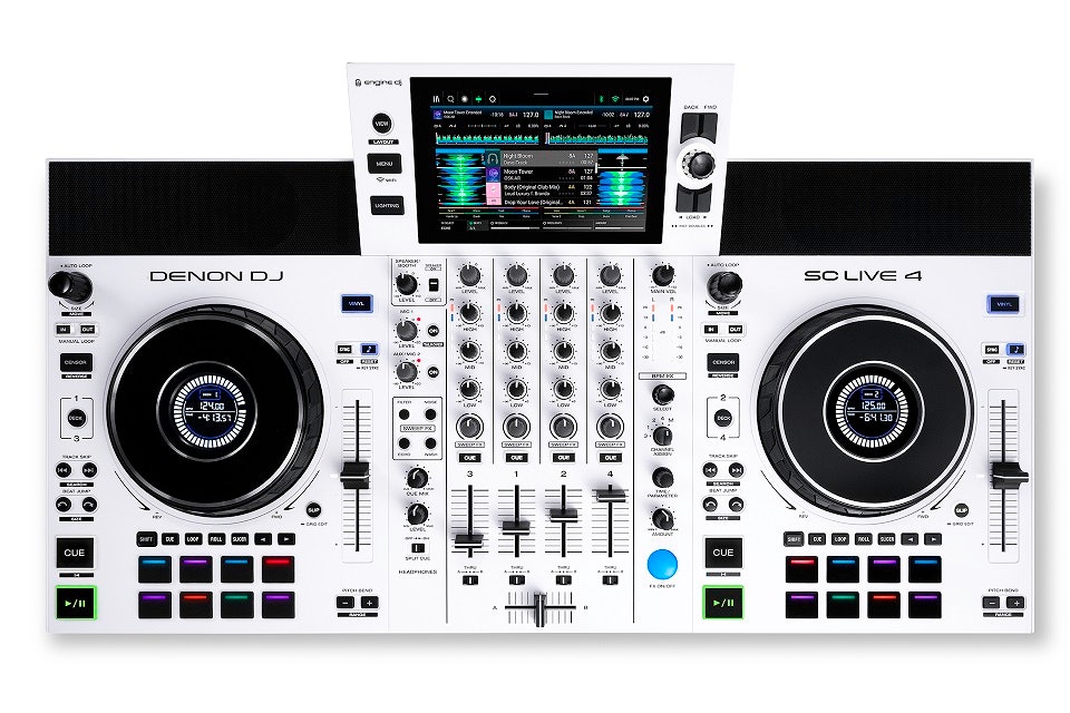 Denon DJ SC LIVE 4 Hvit Kontroller
