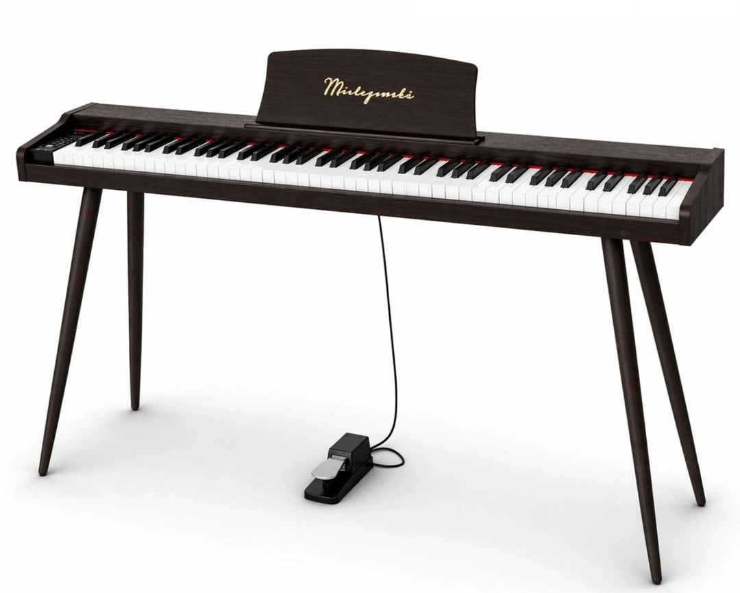 Mielczewski Virelai digitalpiano med ben, mørkebrun