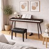 Mielczewski Virelai digitalpiano med ben, mørkebrun