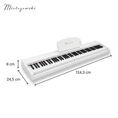 Mielczewski Canzona digitalpiano, hvit