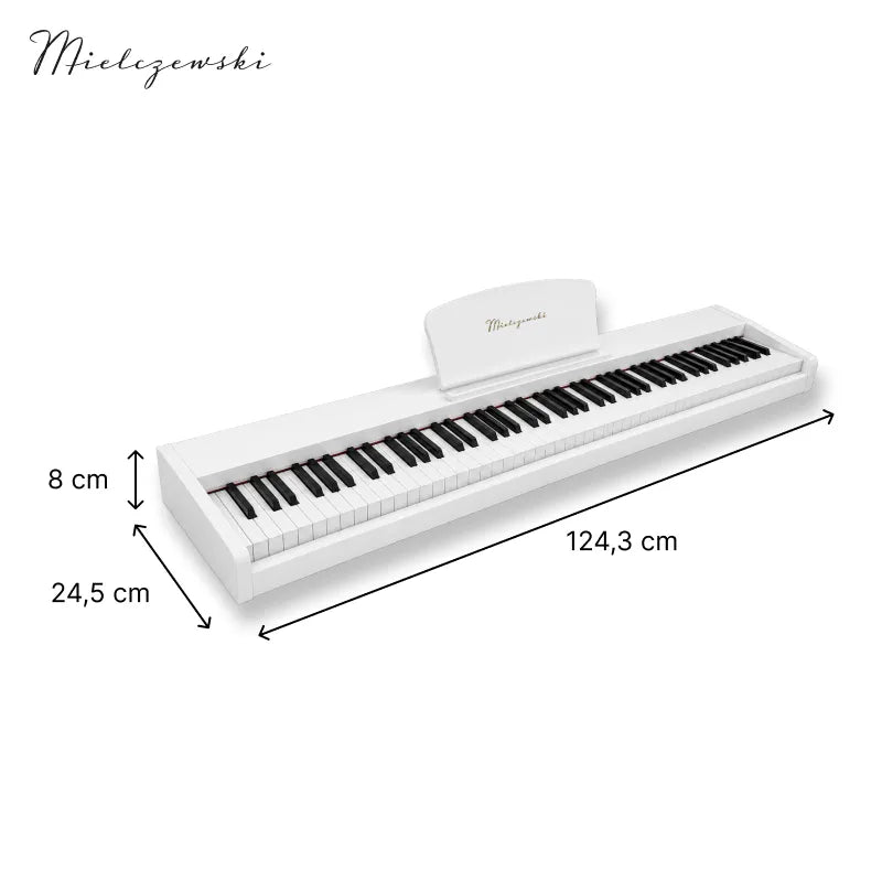 Mielczewski Canzona digitalpiano, hvit