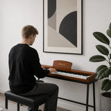 Mielczewski Canzona digitalpiano, lys mahogni