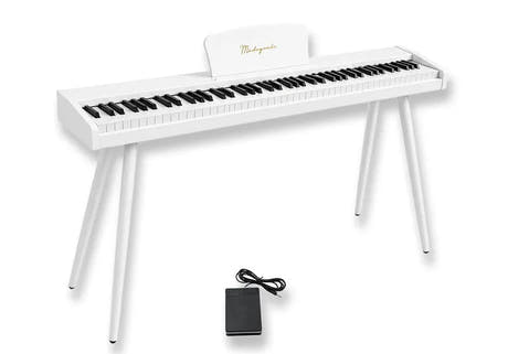 Mielczewski Canzonetta digitalpiano med ben, hvit