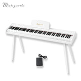 Mielczewski Canzonetta digitalpiano med ben, hvit