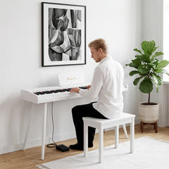 Mielczewski Canzonetta digitalpiano med ben, hvit