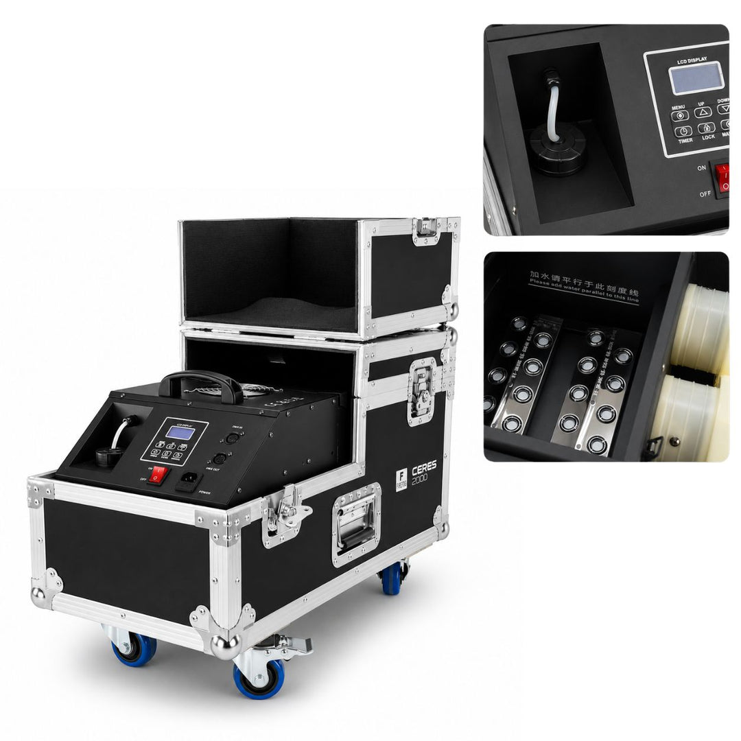 Firefog Ceres 2000 heavy smoke-maskin, ultrasonisk, 2000 W