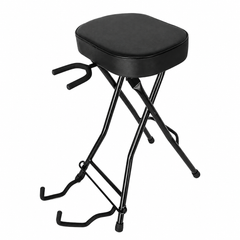 Hardman SB207 gitarstol med fotstøtte og gitarholder.