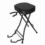 Hardman SB207 gitarstol med fotstøtte og gitarholder.