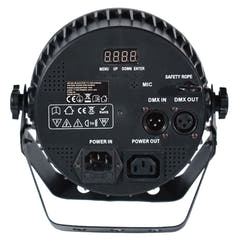 Light4Me Black PAR 7x10W RGBWA