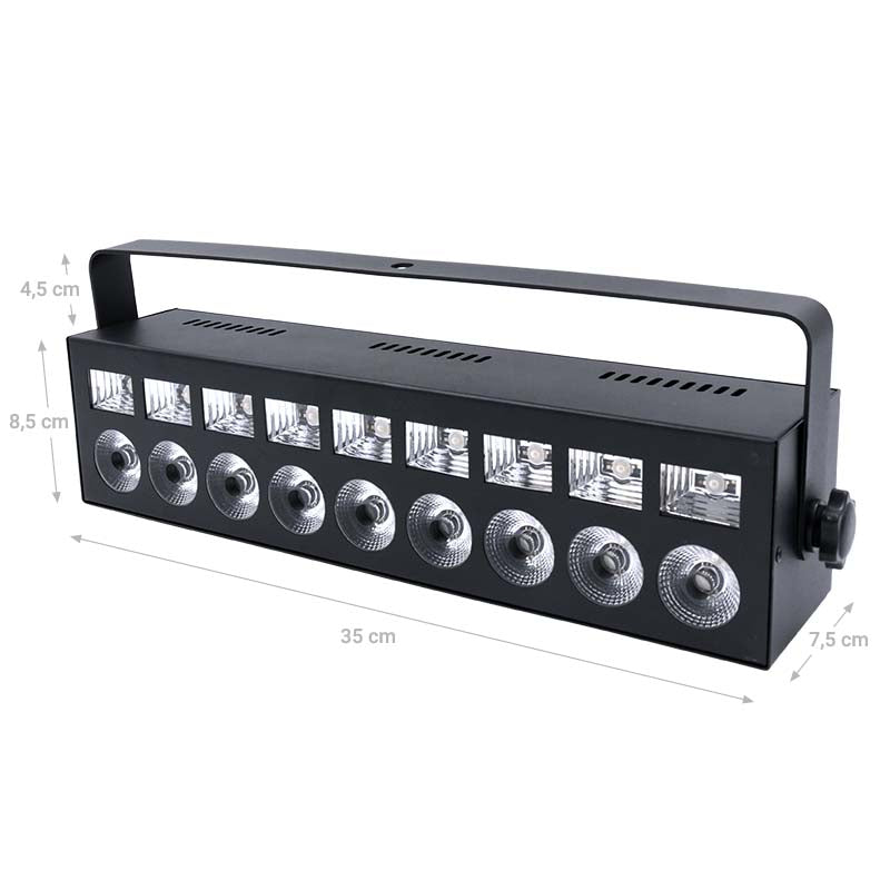 LIGHT4ME BATTEN MIX RGBW+UV veggvasker LED BAR strobe