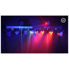 Light4Me T-Bar LED Par Derby Laser MultiBar