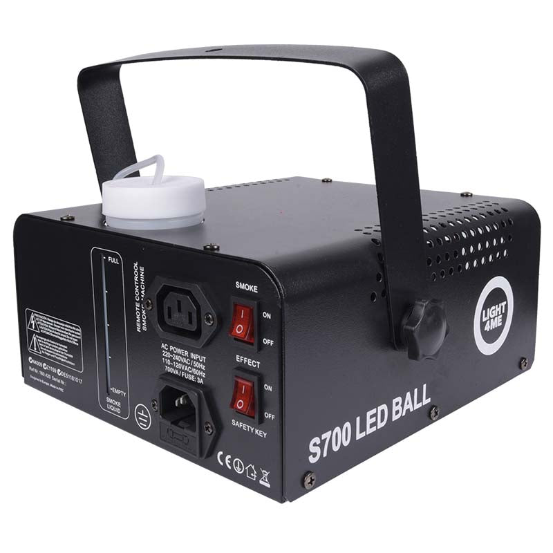 Light4Me S700 LED Ball Røykmaskin