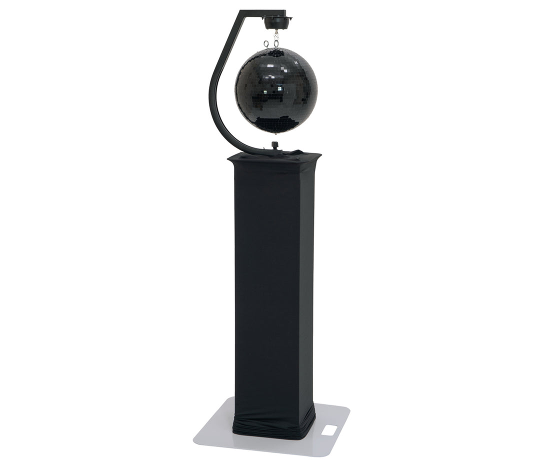 Holder med motor for discokuler opptil 30 cm (svart)