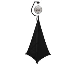 Holder med motor for discokuler opptil 30 cm (svart)
