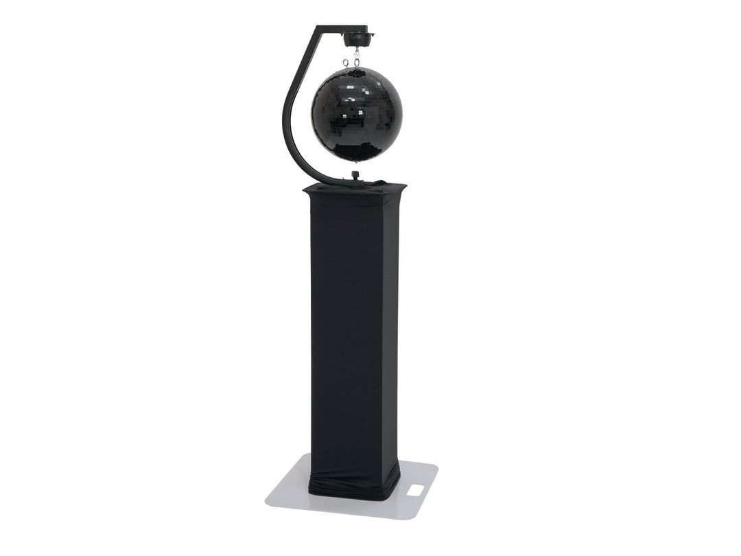 Holder med motor for discokuler opp til 50 cm (svart)