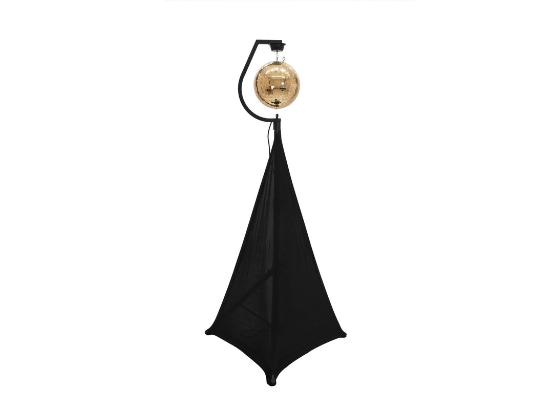 Holder med motor for discokuler opp til 50 cm (svart)