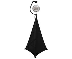 Holder med motor for discokuler opp til 50 cm (svart)
